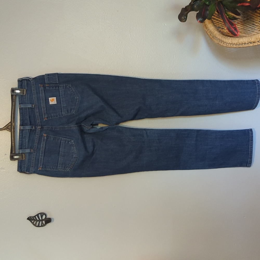 Carhartt Brand Work Jeans Relaxed Fit Rugged Flex Size 6 Regular Model BD5383W - Picture 3 of 11